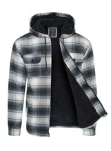 Load image into Gallery viewer, Men&#39;s Flannel Sherpa Lining Jacket
