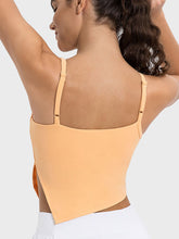 Load image into Gallery viewer, Slit Asymmetrical Neck Active Cami
