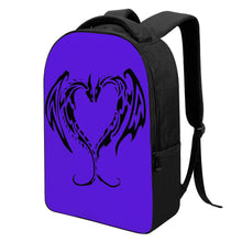 Load image into Gallery viewer, Ti Amo I love you - Exclusive Brand - Dark Purple - Laptop Backpack
