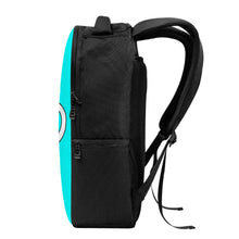 Load image into Gallery viewer, Ti Amo I love you - Exclusive Brand - Aqua / Cyan - Double White Heart -   Laptop Backpack
