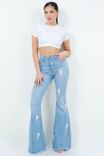 Load image into Gallery viewer, Perla Bell Bottom Jeans in Light Wash
