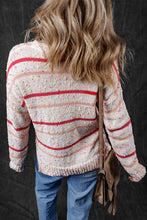 Load image into Gallery viewer, Confetti Round Neck Dropped Shoulder Sweater
