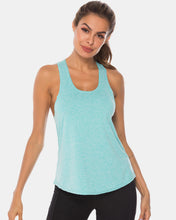 Load image into Gallery viewer, Full Size Scoop Neck Wide Strap Active Tank
