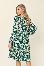Load image into Gallery viewer, Double Take Full Size Printed Ruffle Hem Dress with Pocket
