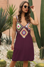 Load image into Gallery viewer, Geometric V-Neck Spaghetti Strap Cover Up Dress
