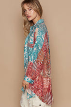 Load image into Gallery viewer, POL Long Sleeve Printed Button Down Shirt
