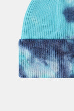 Load image into Gallery viewer, Tie-Dye Cuffed Rib-Knit Beanie Hat
