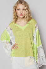 Load image into Gallery viewer, POL Lace Detail V-Neck Flare Sleeve Blouse
