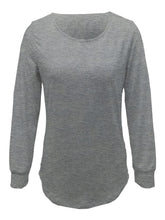 Load image into Gallery viewer, Round Neck Long Sleeve T-Shirt
