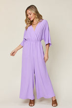 Load image into Gallery viewer, Double Take Full Size Half Sleeve Wide Leg Jumpsuit
