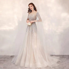 Load image into Gallery viewer, Bridal Dress Thin Long-sleeved Dress - Prom Dress - Mother of the Bride Dress - Evening Gown
