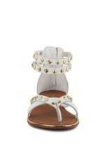 Load image into Gallery viewer, Emmeth Studs Embellished Flat Sandals
