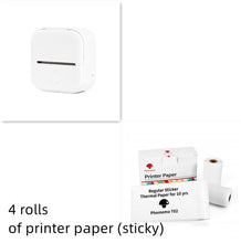 Load image into Gallery viewer, Portable Mini Thermal Label Printer Home Photo Printer Student Wrong Question Printer Bluetooth-Compatible Mini Label Printer Price Tag
