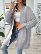 Load image into Gallery viewer, Open Front Long Sleeve Cardigan
