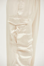 Load image into Gallery viewer, HYFVE Approach Satin Drawstring Hem Cargo Pants
