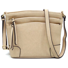 Load image into Gallery viewer, Fashion Multi Zip Pocket Crossbody Bag
