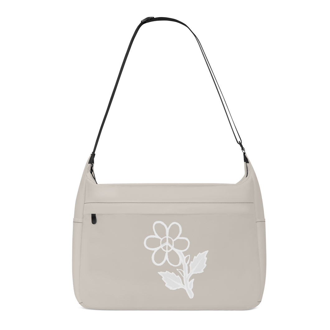 Ti Amo I love you - Exclusive Brand - Swirl - White Daisy -  Journey Computer Shoulder Bag