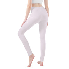 Load image into Gallery viewer, Ti Amo I love you - Exclusive Brand - Prim - Double White Heart - Womens / Teen Girls  / Womens Plus Size  - Yoga Leggings - Sizes XS-3XL
