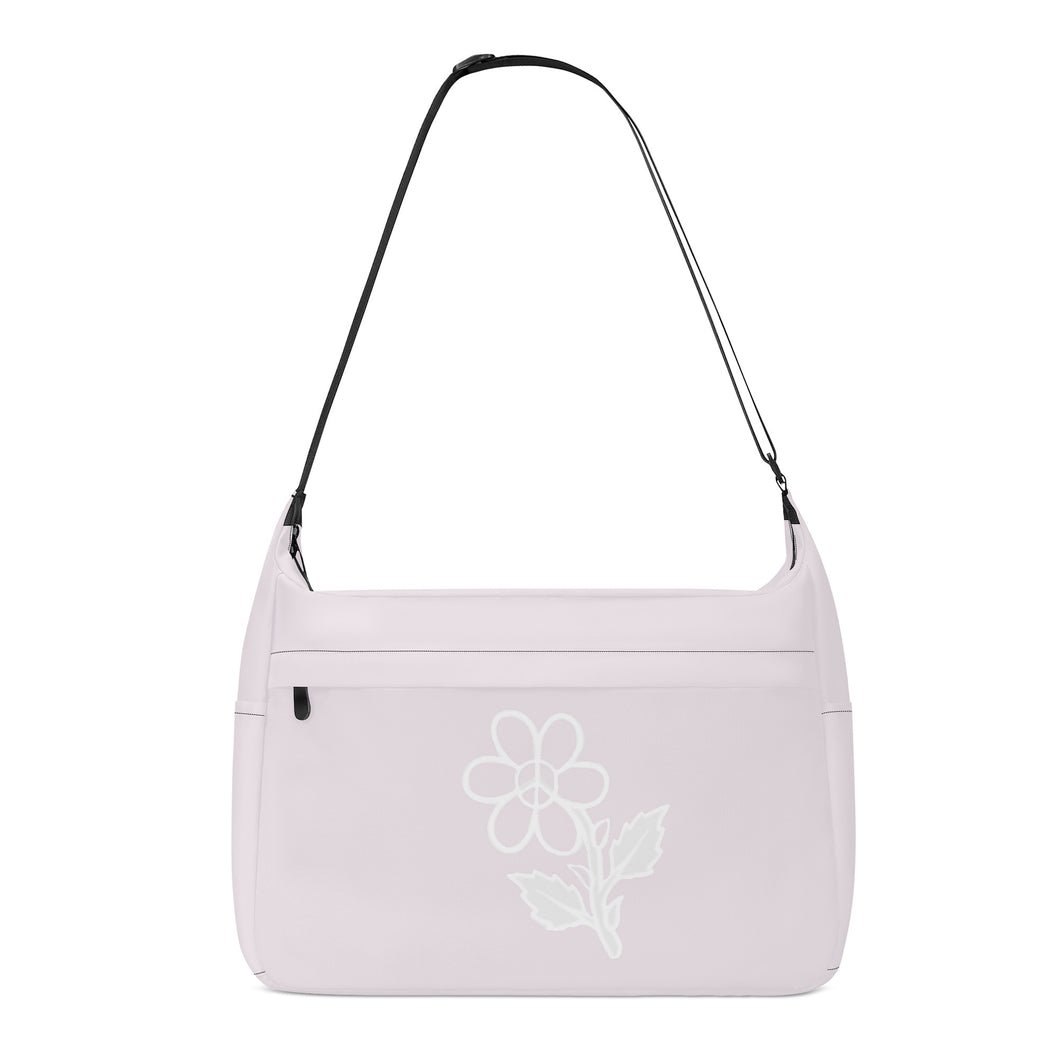 Ti Amo I love you - Exclusive Brand - Prim  - White Daisy - Journey Computer Shoulder Bag