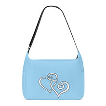 Load image into Gallery viewer, Ti Amo I love you - Exclusive Brand - Sail 2 - Double White Heart - Journey Computer Shoulder Bag
