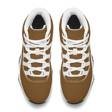 Load image into Gallery viewer, Ti Amo I love you - Exclusive Brand - Milk Chocolate - Skeleton Hands with Heart - High Top Air Retro Sneakers - White Laces
