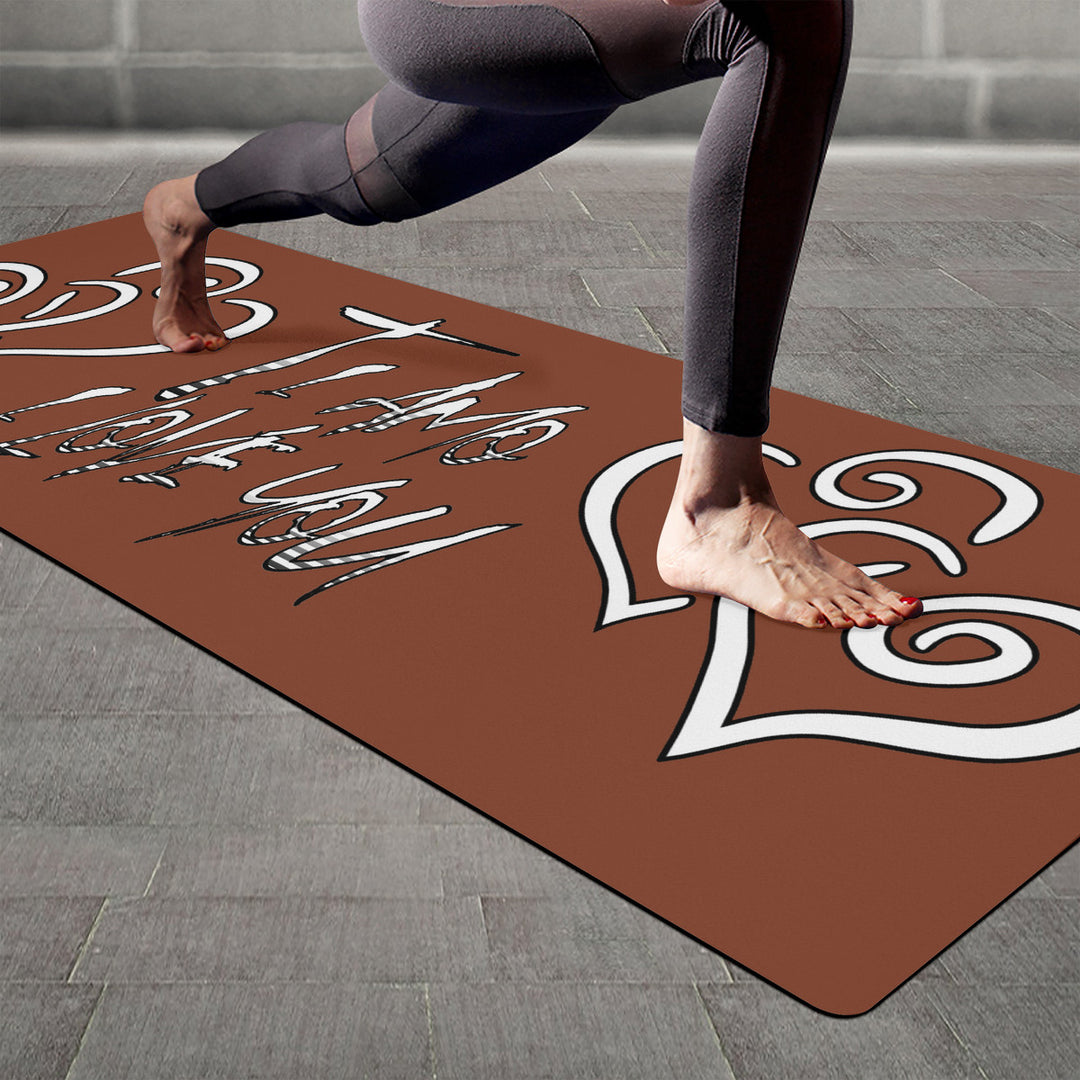 Ti Amo I love you - Exclusive Brand - Nutmeg - Yoga Mat