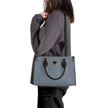 Load image into Gallery viewer, Ti Amo I love you - Exclusive Brand - Raven - Luxury Womens PU Tote Bag - Black Straps
