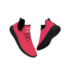 Load image into Gallery viewer, Ti Amo I love you - Exclusive Brand - Radical Red - Lightweight Mesh Knit Sneakers - Black Soles
