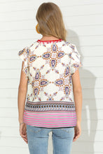 Load image into Gallery viewer, Bohemian V-Neck Flutter Sleeve Blouse
