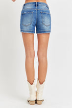 Load image into Gallery viewer, RISEN Low Rise Slit Denim Shorts
