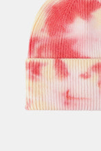 Load image into Gallery viewer, Tie-Dye Cuffed Rib-Knit Beanie Hat
