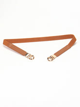 Load image into Gallery viewer, Zinc Alloy Buckle Elastic PU Belt
