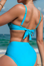 Load image into Gallery viewer, Tied Spaghetti Strap Two-Piece Swim Set
