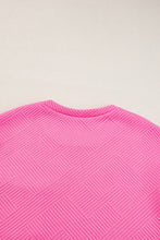 Load image into Gallery viewer, Sachet Pink Textured Cap Sleeve T Shirt Dress
