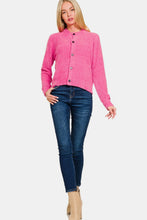 Load image into Gallery viewer, Zenana Button Down Long Sleeve Sweater Cardigan
