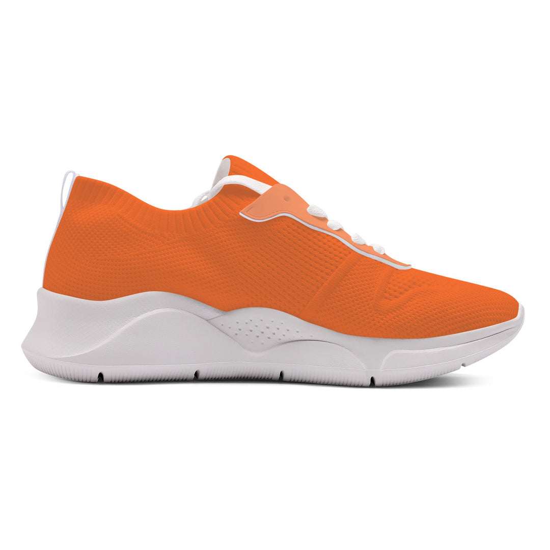 Ti Amo I love you - Exclusive Brand -Pumpkin Orange -  Women's Mesh Gymnastics Chunky Sneakers