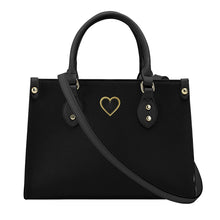 Load image into Gallery viewer, Ti Amo I love you - Exclusive Brand - Woodsmoke - Luxury Womens PU Tote Bag - Black Straps
