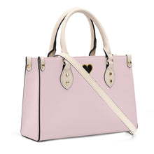 Load image into Gallery viewer, Ti Amo I love you - Exclusive Brand - Light Pink - Luxury Womens PU Tote Bag - Cream Straps
