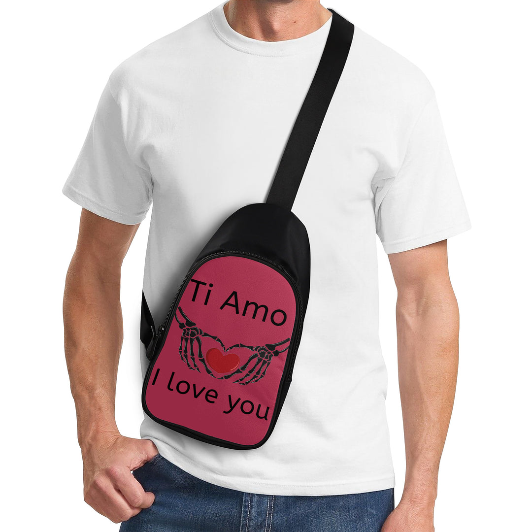Ti Amo I love you - Exclusive Brand - Viva Magenta - Chest Bag