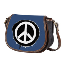 Load image into Gallery viewer, Ti Amo I love you - Exclusive Brand - San Juan - Peace Sign - Saddle Bag
