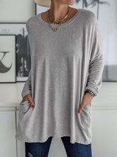 Load image into Gallery viewer, Full Size Round Neck Long Sleeve T-Shirt
