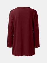 Load image into Gallery viewer, Full Size Round Neck Long Sleeve T-Shirt
