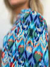 Load image into Gallery viewer, Double Take Full Size Printed Balloon Sleeve Blouse

