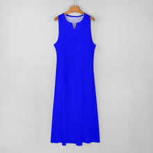 Load image into Gallery viewer, Ti Amo I love you - Exclusive Brand  - Blue - Sleeveless - Long dress
