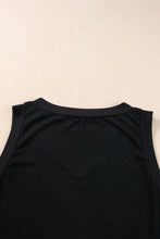 Load image into Gallery viewer, Gray Ribbed V Neck Tank
