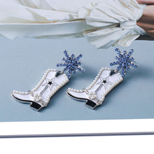 Load image into Gallery viewer, Boot Alloy Dangle Earrings
