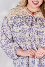 Load image into Gallery viewer, Hailey &amp; Co Full Size Lace Detail Printed Blouse
