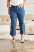 Load image into Gallery viewer, RFM Crop Chloe Full Size Tummy Control High Waist Raw Hem Jeans
