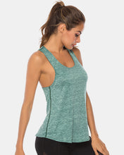 Load image into Gallery viewer, Full Size Scoop Neck Wide Strap Active Tank
