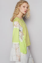 Load image into Gallery viewer, POL Lace Detail V-Neck Flare Sleeve Blouse
